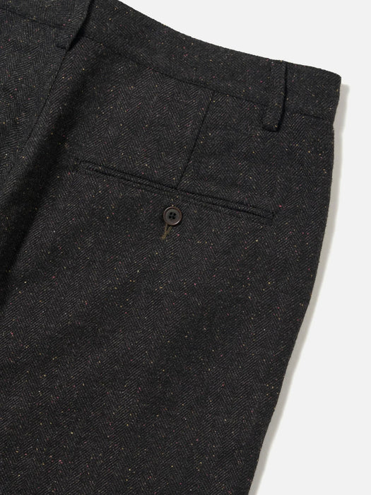 Universal Works Military Chino in Salt & Pepper Tweed