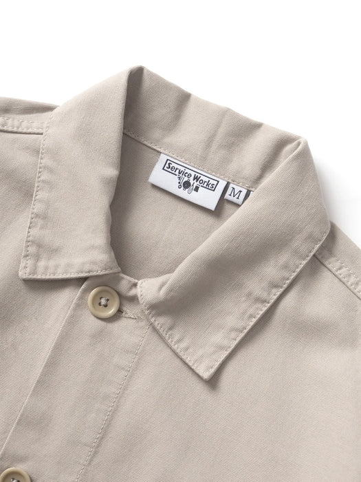 Service Works Canvas Chore Shirt in Stone