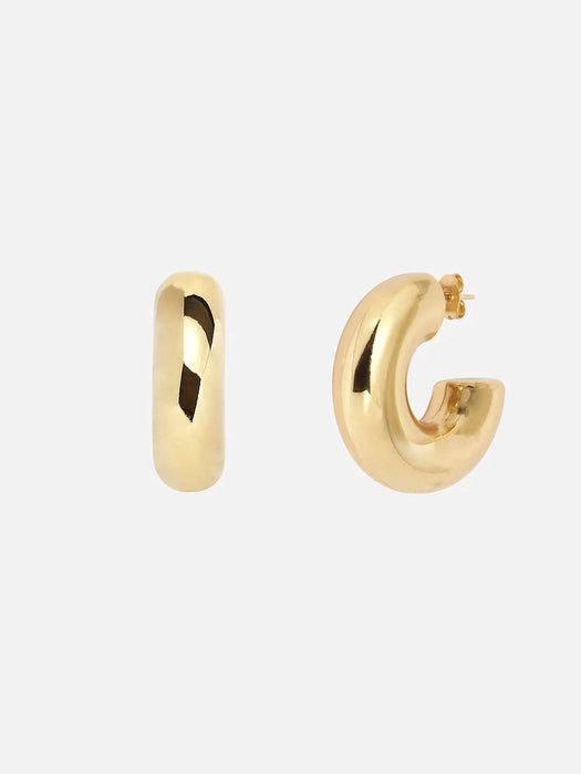 And Danu Small Tern Hoop Earrings in Gold