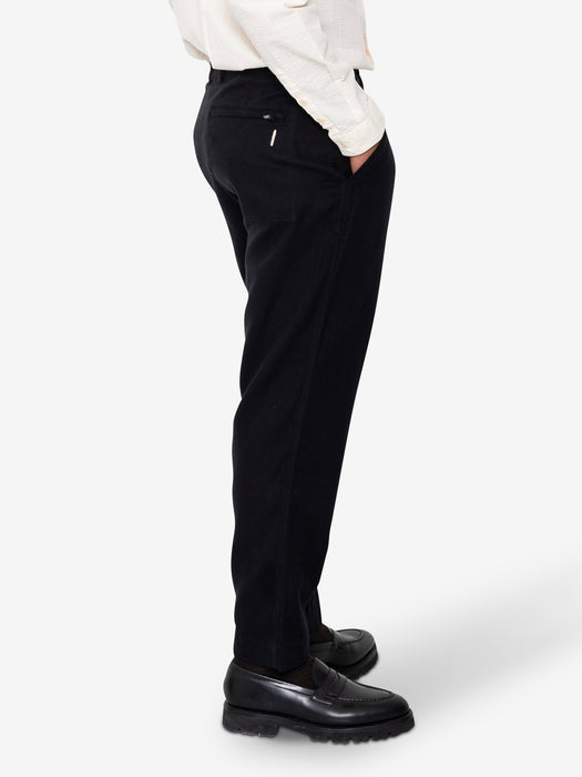 Folk Men Signal Pant in Soft Black Stripe