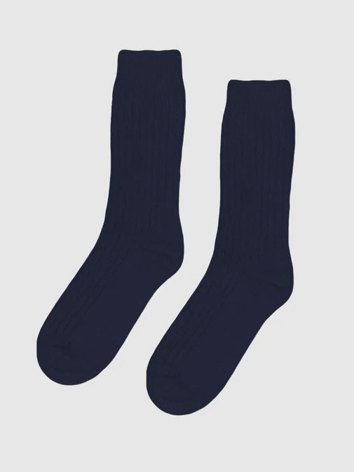 Colorful Standard Merino Socks in Navy Blue