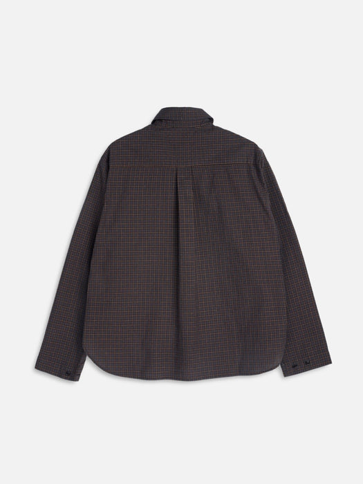 YMC Women Eva Shirt in Grey Multi