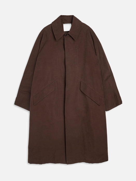YMC Unisex Tyrell Trench Coat in Brown