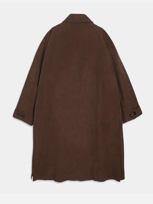 YMC Unisex Tyrell Trench Coat in Brown