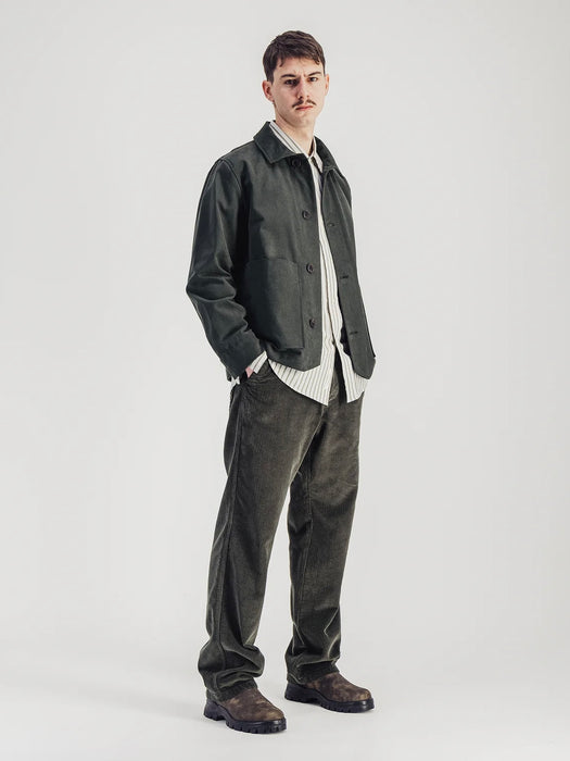 Parages Dubliner Twill Jacket in Greyish Green