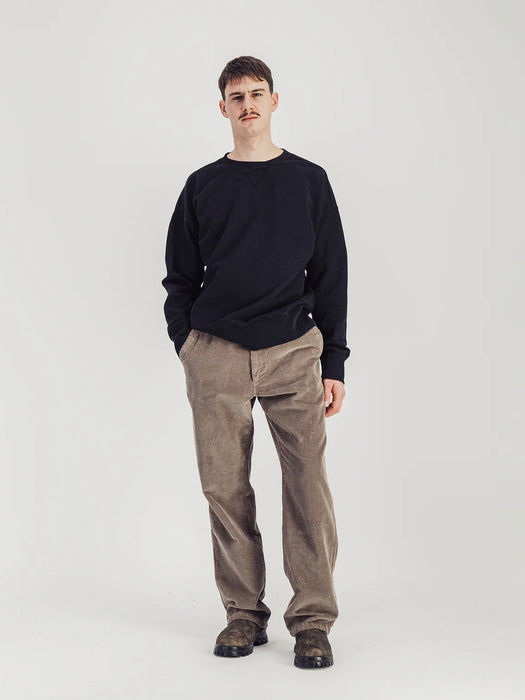 Parages Relax Crew Sweater in Black