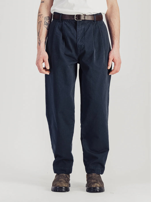 Parages Double Pleat Twill Pants in Slate