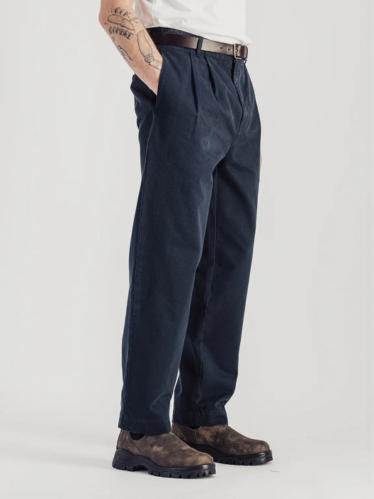 Parages Double Pleat Twill Pants in Slate