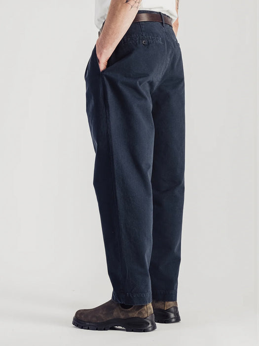 Parages Double Pleat Twill Pants in Slate