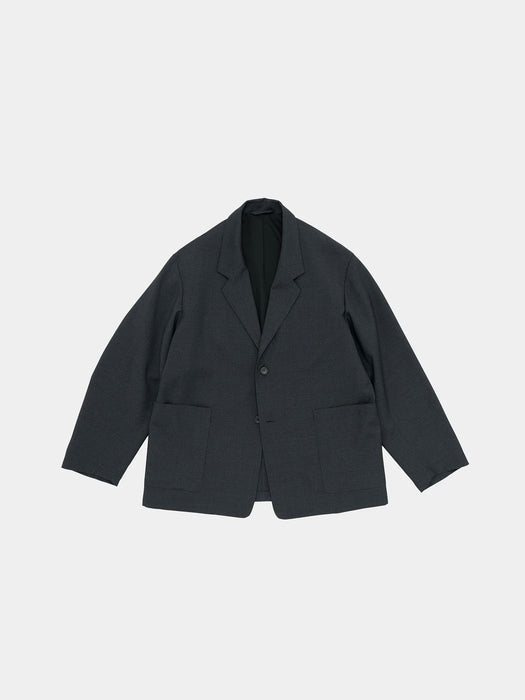 Still By Hand Relaxed 2B Jacket in Charcoal