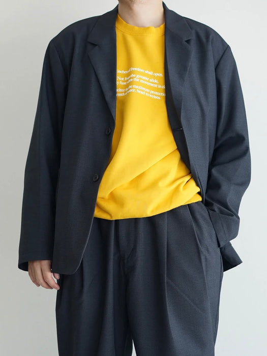 Still By Hand Relaxed 2B Jacket in Charcoal
