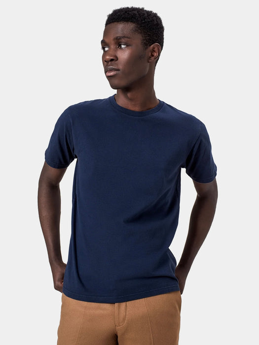 Colorful Standard Classic T-shirt in Navy Blue