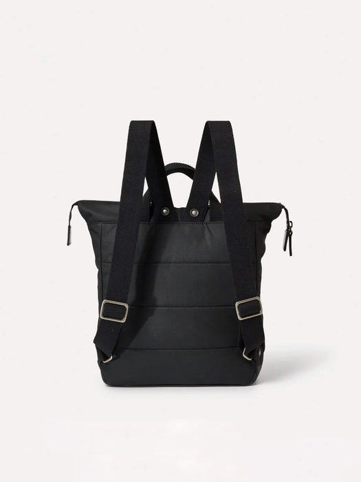 Ally Capellino Frances Rucksack in Black Wax Cotton