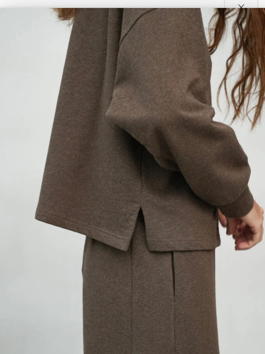 Beaumont Organic Nicky Trousers in Brown Marl