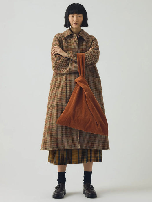 Toast Vibrant Wool Coat in Multi Check