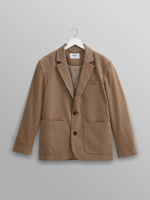 Wax Fintry Blazer in Taupe Cord