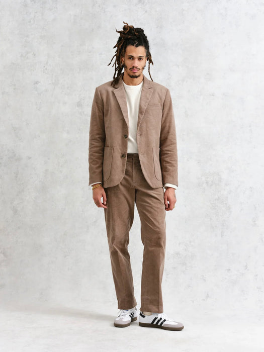 Wax Fintry Blazer in Taupe Cord