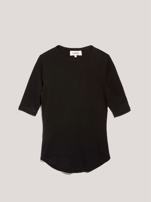 YMC Women Charlotte SS Top in Black