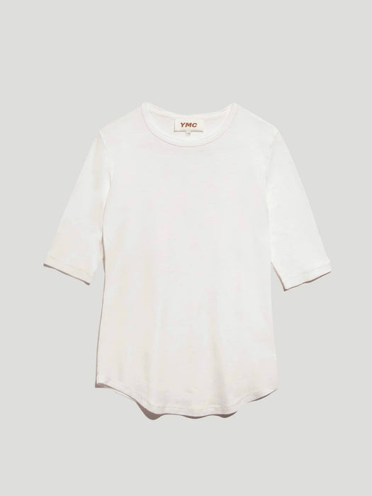 YMC Women Charlotte SS Top in White