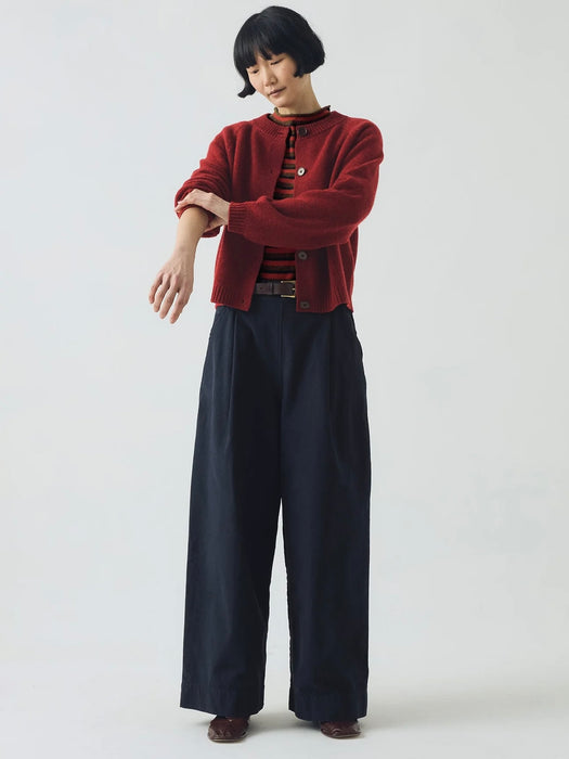 Toast Eden Raglan Cardigan in Red Sorrel