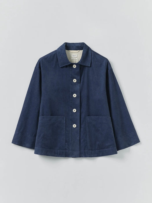 Toast Corduroy Shirt in Denim Blue