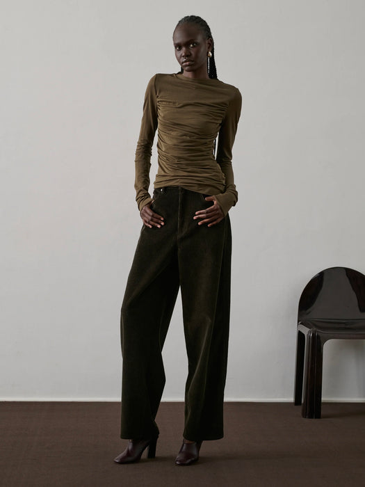 Soeur Gunther Trousers in Ebony Corduroy