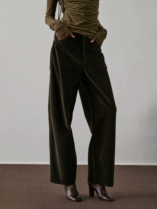 Soeur Gunther Trousers in Ebony Corduroy