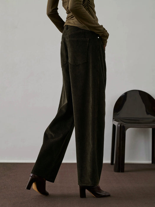 Soeur Gunther Trousers in Ebony Corduroy