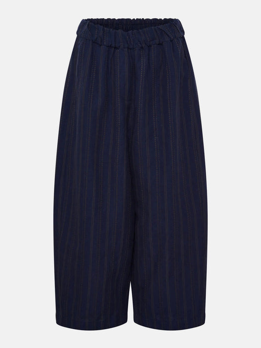 Anne-Mi Creek Balloon Pant in Dark Navy Stripe