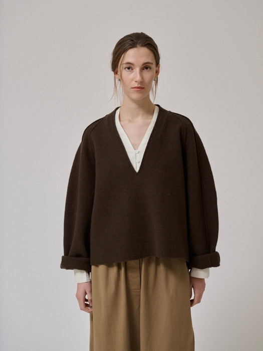 Anne-Mi Ea Knit Jumper in Demitasse