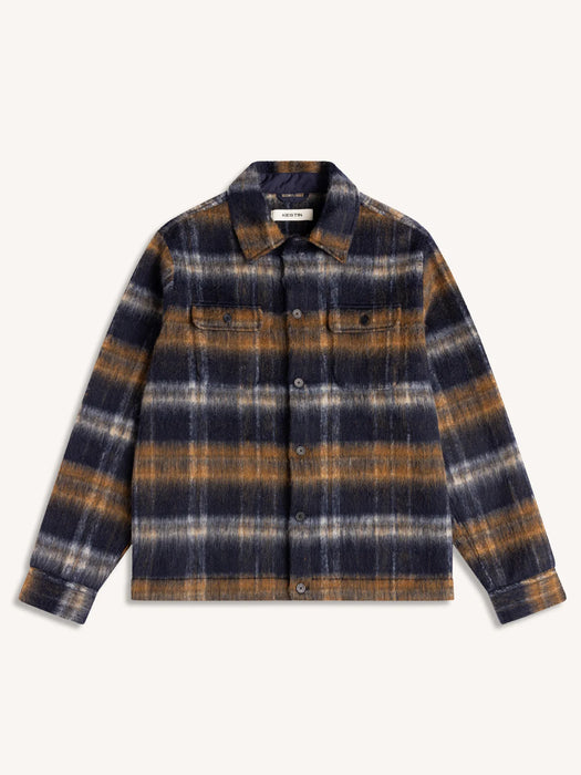 Kestin Halston Jacket in Navy Check