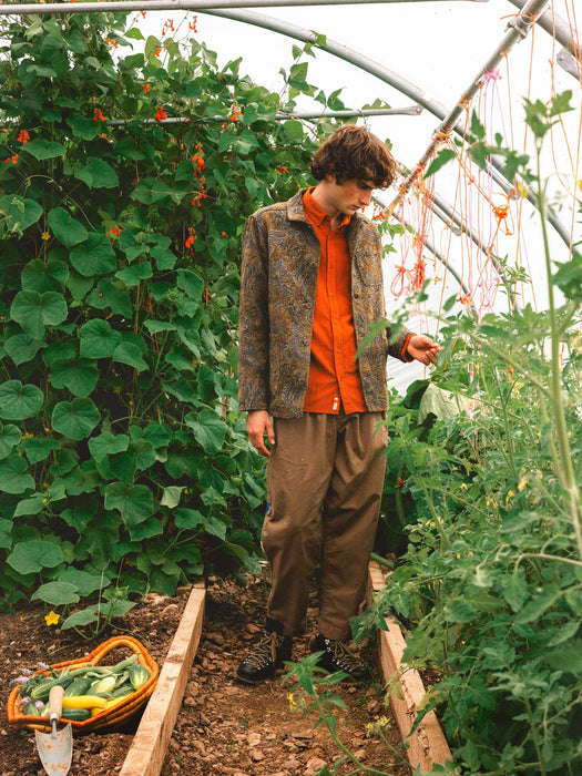 Kestin Ormiston Jacket in Olive Paisley Jacquard