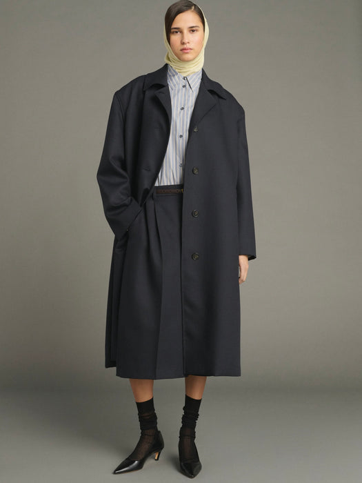 Soeur Liam Coat in Deep Navy