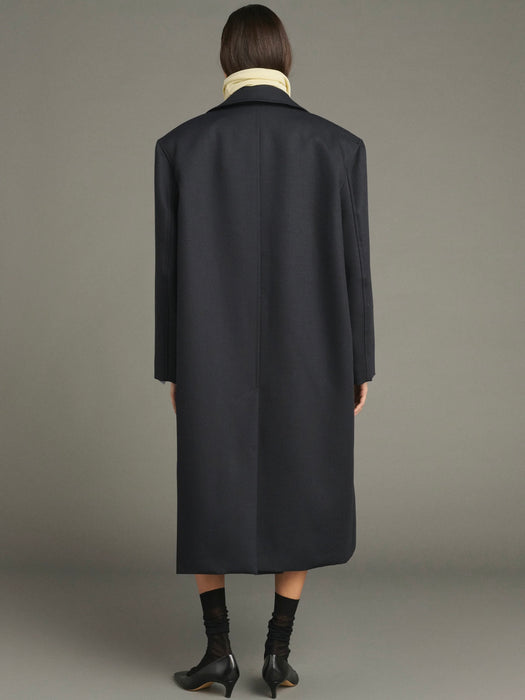 Soeur Liam Coat in Deep Navy