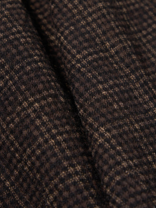 Universal Works Station Jacket in Brown Cedar Check
