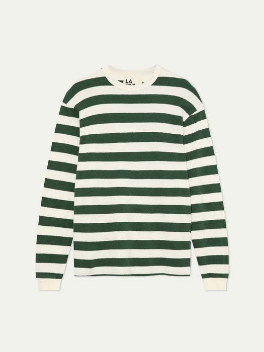 La Paz Feijo in Dark Green Stripes