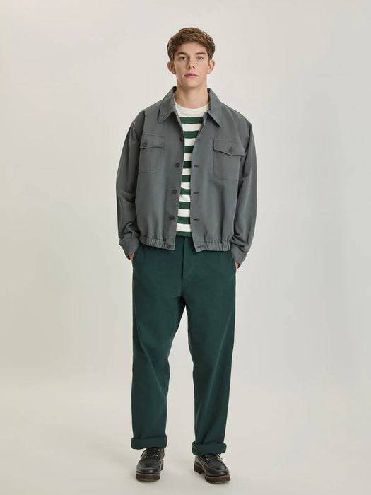 La Paz Feijo in Dark Green Stripes