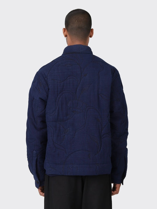 Kardo Bodhi Jacket in Indigo Khadi