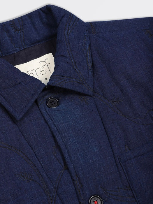 Kardo Bodhi Jacket in Indigo Khadi