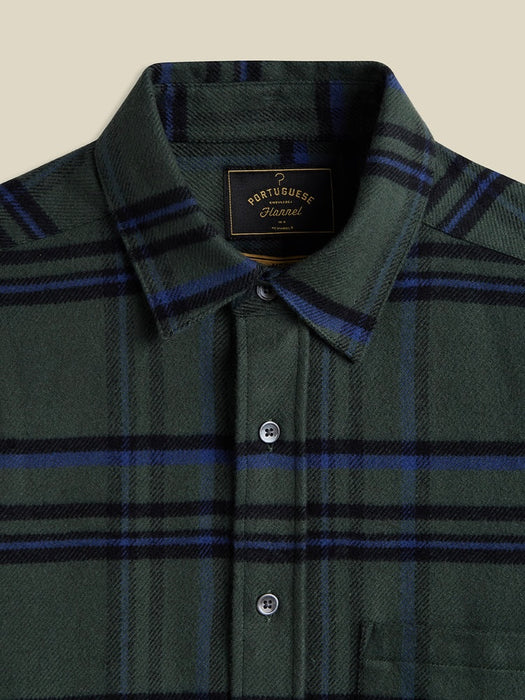 Portuguese Flannel Green Box Shirt