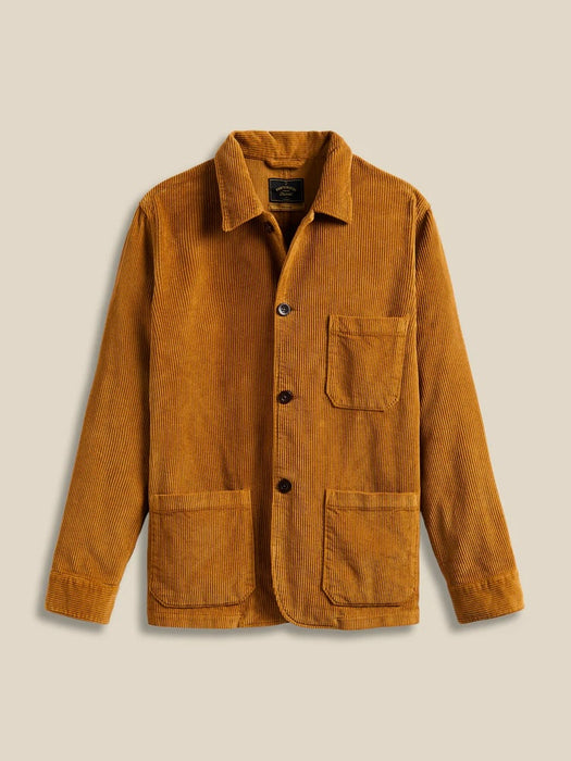 Portuguese Flannel Labura Shirt in Autumn Shades Corduroy