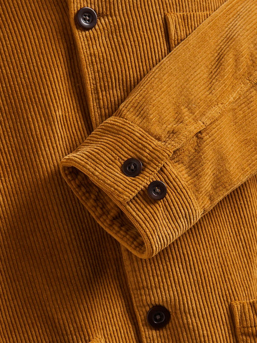 Portuguese Flannel Labura Shirt in Autumn Shades Corduroy
