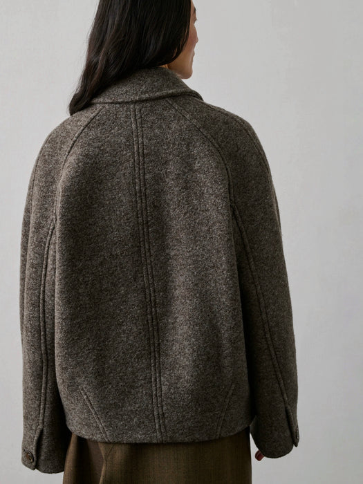 Soeur Balard Jacket in Gris / Marron