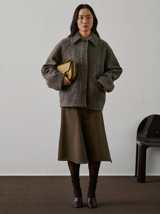 Soeur Balard Jacket in Gris / Marron