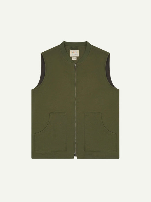 Uskees Canvas Vest in Coriander