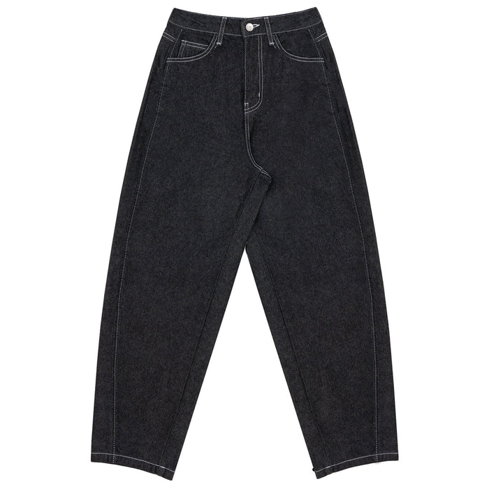 Emin & Paul Barrel Leg Jeans in Black