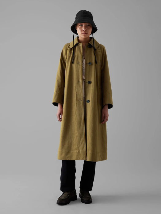 Toast Reversible Wool & Cotton Coat in Golden Sand