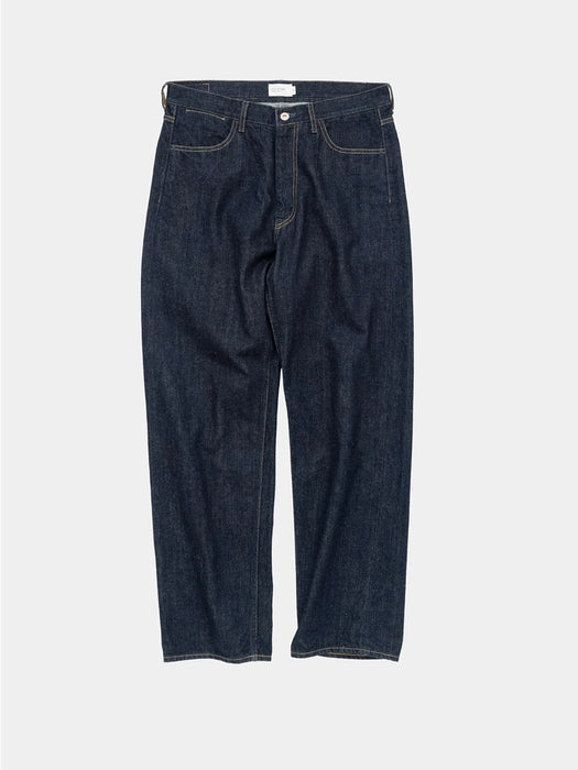 Still By Hand Five Pocket Denim Pant in Navy