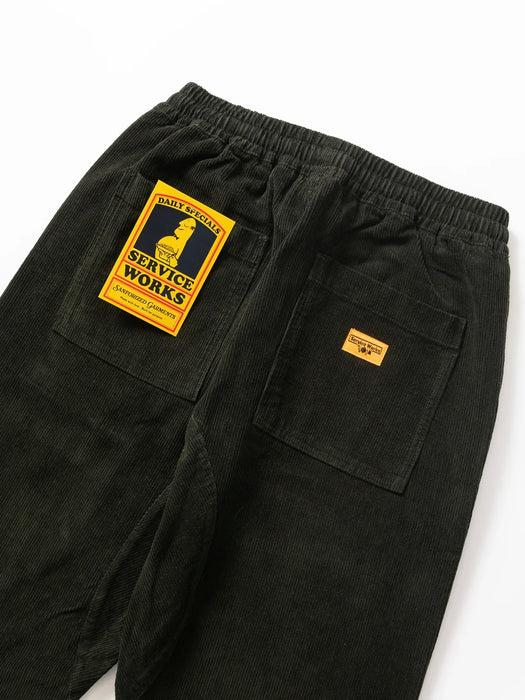 Service Works Corduroy Chef Pant in Coppice