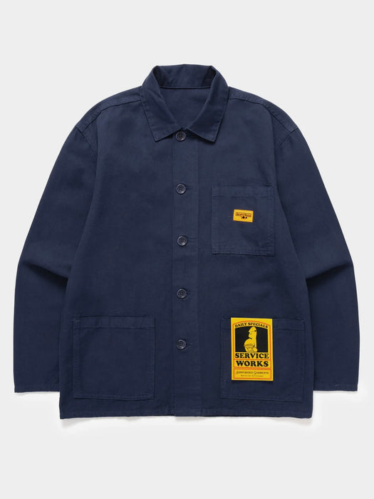 Service Works Canvas Chore Shirt in Dark Navy